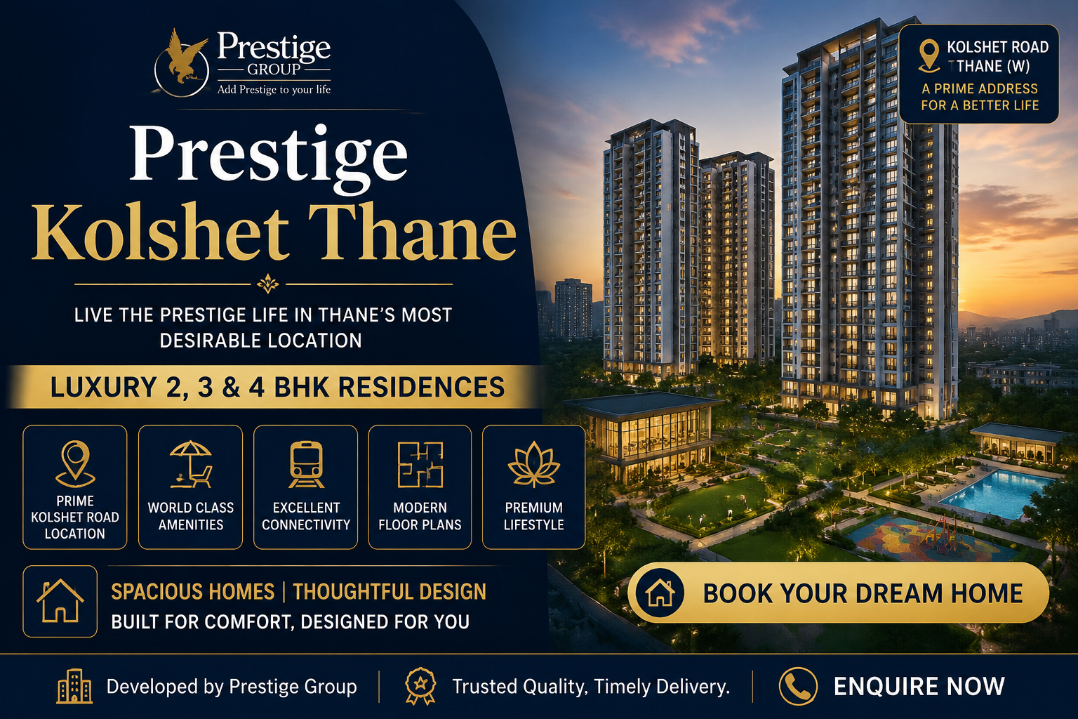 Prestige Kolshet Thane